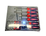 Snap-on Tools America Edition 10PC Hard Grip Screwdriver Set SHDX6040AM Usa New. Fixed Price $399.99.