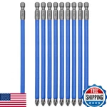 Biaungdo 10PC 6" Magnetic Long Hex Phillips PH2 Screwdriver Bits Electric Drill. Fixed Price $22.30.