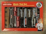 My First Sears Craftsman Basic Kids 17PC Tool Set Model 68694 Hammer Screwdriver. Fixed Price $15.00.
