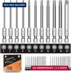 Mulwark Hex Head Allen Wrench Drill Bit Set 33PCS (metric, Sae, Tamperproof Torx. Fixed Price $38.48.