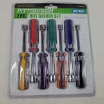 7PC Nut Driver Set Metric- Sizes: 5, 6, 7, 8, 10, & 12MM- #69110 Pittsburgh. Fixed Price $17.93.