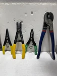 Snap Ring Pliers Set + Southwire Cable Cutter Rain Bird Tool Lot Usa Made. Fixed Price $48.00.