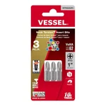 Vessel Neck Torsion Insert Bits PH3X25.4 3PC (carded). Fixed Price $7.58.