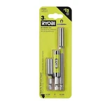 Ryobi Magnetic Impact Rated Bit Holder Set (3-PIECE). Fixed Price $9.54.