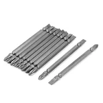 Uxcell 100MM Long Dual Head Magnetic Slotted Phillips Screwdriver Bits 10PCS. Fixed Price $20.10.