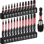 Sedy 25-PIECE Torx Bit Set 12.5 Security Tamper Proof Impact Screwdriver. Fixed Price $14.18.