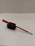 Oxwall Screwdriver Flat/slotted Insulated 5000 Volts Red Handle 11". Fixed Price $10.00.