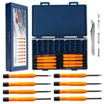 Precision Screwdriver Set With Magnetic Tips, 8-IN-1 Multi-function Blue. Fixed Price $7.43.