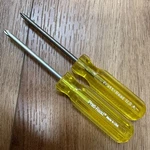 Lot Of 2 Pratt-read Usa 3/16" X 3" Phillips Head Screwdriver #1 Yellow Handle. Fixed Price $11.60.