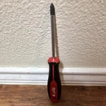 Milwaukee Phillips Screwdriver Cushion Grip Red Black Steel Plastic. Fixed Price $12.95.