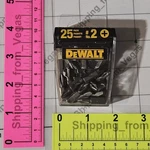 New Dewalt #2 Phillips 25-PACK 1" Insert Driver Bits 028877364988. Fixed Price $9.00.