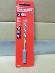 Craftsman 3/16 Hex Shank Titanium Nitride Coating Drill Bit P/n: CMAM1312 (nos). Fixed Price $17.99.