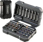 Saker 42-IN-1 Magnetic Screwdriver Kit With Handle Multi-bit Dark Grey. Fixed Price $47.99.