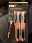 New Sealed Klein Tools 85615INS 5-PIECE Insulated Precision Screwdriver Set. Fixed Price $20.00.