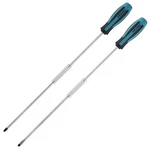 Vessel 16" Extra Long Screwdriver Set Rotating Collar Phillips P2 Slotted Japan. Fixed Price $44.99.