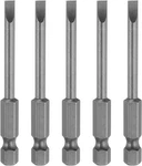 Harfington 5PCS SL4 Magnetic Slotted Screwdriver Bits 4MM S2 Steel Flat. Fixed Price $9.66.