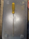 Proto 3/32" Flat Slotted Screwdriver Yellow HANDLE6" Shank 9626. Fixed Price $19.00.