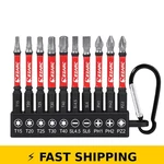 Ezarc Diamond Tip Screwdriver Bit Set, 10-PIECE, Magnetic, S2 Steel. Fixed Price $31.99.