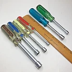 Vintage Lot Mix 6 Hollow Shaft Nutdriver Set Sae 4-ROSCO 1-XCELITE 1-PROTO (usa). Fixed Price $24.95.