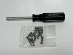Craftsman Usa New Nos Magnetic Driver Handle W/ 10PC Flat Phillips Torx Bit Set. Fixed Price $25.99.