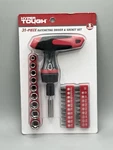 31-PIECE Hyper Tough Tools Ratcheting Driver & Socket Set Brand Sae. Fixed Price $16.95.