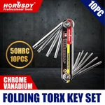 10 Pc Folding Locking Torx Hex Key Allen Wrench Driver Set Tamper Resistant. Fixed Price $7.99.