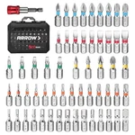 Arrow 59-PIECE 1/4" Screwdriver Set, S2 Steel Color-coded With Magne.... Fixed Price $36.80.