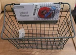 Spectrum Diversified 10" X 5" 7" Pegboard & Wall Mount Large Wire Basket New. Fixed Price $15.00.
