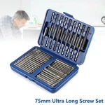 50PCS Extra Long Security Screwdriver Bit Set Torx Star Hex Tamper Proof Bolts. Fixed Price $20.69.