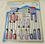 Home Plus 25 Piece Screwdriver Set With Phillips, Slotted, Star, Nut More. Fixed Price $29.00.