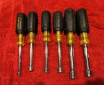Vintage Klein 631 Standard Hollow Shaft Nut Driver Set Piece Used Lot. Fixed Price $28.41.