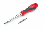 Crescent CMBD7P 7-IN-1 Interchangeable Bit Screwdriver, Red/black. Fixed Price $44.87.