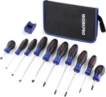 10-PIECE Magnetic Screwdriver Set With Pouch Phillips Slotted Flat Head. Fixed Price $25.79.