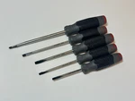 New Proto Tools Usa 5PC Flat Slotted Screwdriver Set W/ Comfort Grip, Nos. Fixed Price $47.49.
