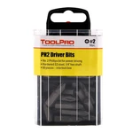 Toolpro 50 Piece Phillips Head Bit Set S2 Steel With Interlocking Storage Box. Fixed Price $25.89.