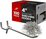 100 Pack Shelving Hooks 4" Length Metal Pc. Fixed Price $40.15.