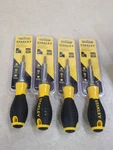 Lot Of 4 Stanley 68-012 6-WAY Quick Change Cushion Grip Screwdriver. Fixed Price $35.00.