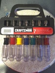 New Craftsman 94196 Vintage 7-PIECE Sae Nut Driver Set Pre- 2017. Fixed Price $50.00.