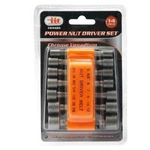 Iit 14PC Sae Metric Power Nut Drivers Bits Set Belt Clip 64420. Fixed Price $9.37.