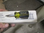 Nos Stanley 100 Plus 66-161 1/4" Wide Stubby Blade Screwdriver Usa. Fixed Price $10.00.
