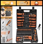 70-PIECE Magnetic Screwdriver Set With Case Precision Tools For Home Repair,. Fixed Price $61.99.