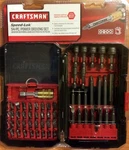 Craftsman Speed Lok 54PC Power Driving Set Lock Bits 926393. Fixed Price $35.00.