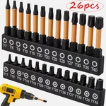 Impact Security Torx Set T7-T40, 1/4-INCH S2 Steel Tamper-proof Star. Fixed Price $12.34.