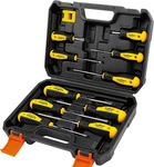 Horusdy 11-PIECE Magnetic Screwdriver Set With Case, 5 Phillips & Flat Head. Fixed Price $25.96.