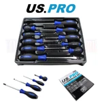 Us Pro Tools 10 Piece Screwdriver Set Phillips & Slotted With Magnetic Tip 1621. Fixed Price $19.58.