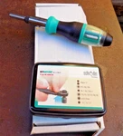 Schroder Magtorq Ratcheting Screwdriver Set + 21 Pc Bit Ratchet& New. Fixed Price $21.77.