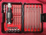 Proto Ratcheting T- Handle, Screwdriver/socket/torx /hex Bit Set. Fixed Price $99.99.