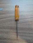 Vintage Usa Vaco Flat / Slotted Screwdriver A216-4 Yellow Amber Handle. Fixed Price $11.99.