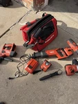 Hilti Tool Set Saw, Drill, Hammer Bag,battery,charger. Fixed Price $650.00.