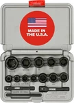 Usa Made! 15-PIECE Damaged Bolt Extractor Socket Set 1/4"-3/8" Dr Ares 29023. Fixed Price $88.95.